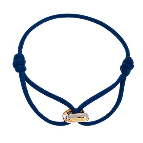 cartier trinity bracelet blue|trinity bracelet cartier price.